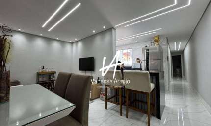 Casa com 3 dormitórios sendo uma suíte à venda, 65 m² por R$ 430.000 - Parque Jatobá (Nova Veneza) - Sumaré/SP