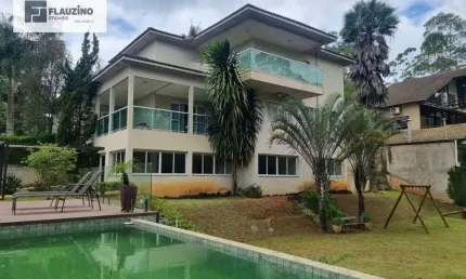 Sobrado com 7 dormitórios à venda, 1800 m² por r$ 2.980.000,00 - loteamento chacaras embu-guacu - embu-guaçu/sp