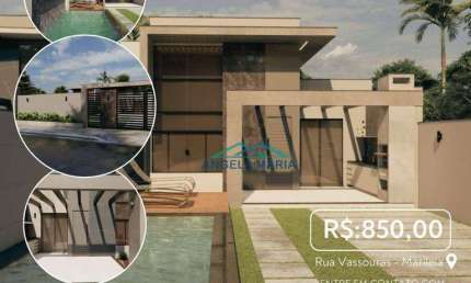 Casa com 4 quartos à venda na Rua Vassouras, Jardim Mariléa, Rio das Ostras
