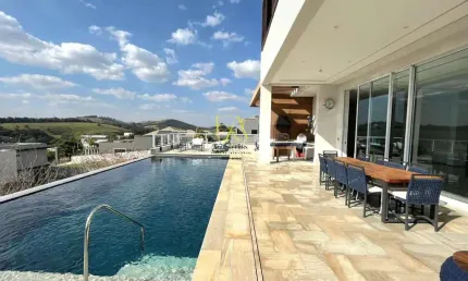 Casa em Condomínio para Locação em Atibaia, Boa vista, 4 dormitórios, 4 suítes, 7 banheiros, 5 vagas