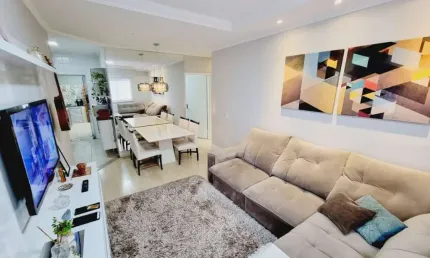 Apartamento com 3 quartos à venda na Rua Tereza Oliveira Galvão, Piracangaguá, Taubaté por R$ 310.000
