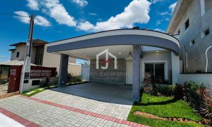 Casa em condomínio fechado com 3 quartos à venda no Jardim Santana, Tremembé  por R$ 1.280.000