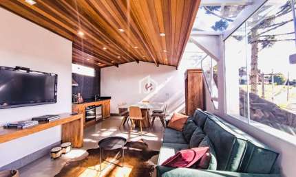 Apartamento com 2 quartos à venda no Capivari, Campos do Jordão  por R$ 1.100.000
