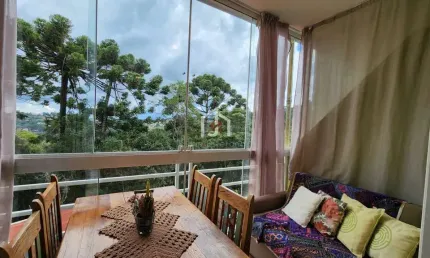Apartamento com 1 quarto à venda no Morro do Elefante, Campos do Jordão  por R$ 650.000