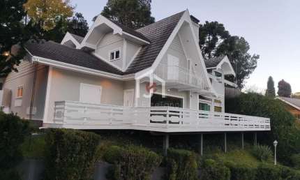 Casa em condomínio fechado com 5 quartos à venda no Jardim Véu da Noiva, Campos do Jordão  por R$ 4.800.000