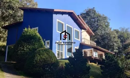 Casa em condomínio fechado com 5 quartos à venda no rio preto, santo antônio do pinhal  por r$ 3.200.000