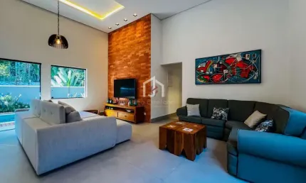 Casa em condomínio fechado com 4 quartos à venda na praia do lazaro, ubatuba  por r$ 2.500.000