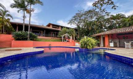 Casa em condomínio fechado com 5 quartos à venda no Praia Dura, Ubatuba  por R$ 6.000.000