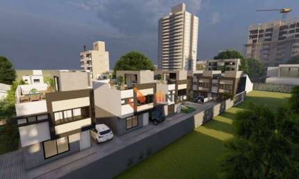 Sobrado com 3 dormitórios à venda, 103 m² por R$ 620.000,00 - Xaxim - Curitiba/PR