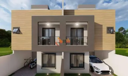 Sobrado com 3 quartos, 1 suíte, 103 m² no bairro Xaxim.