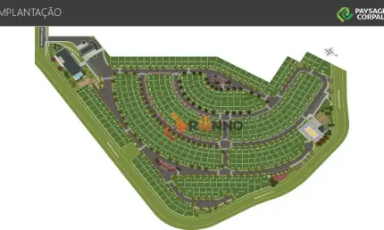 Terreno à venda em Condomínio, 128 m² no bairro Santa Cândida.