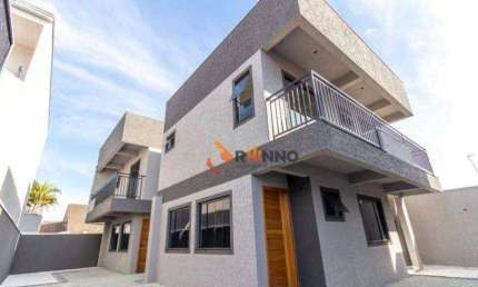 Sobrado com 3 dormitórios à venda, 106 m² por R$ 569.000 - Xaxim