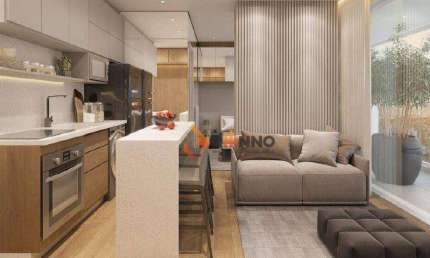 Studio garden  à venda com 1 dormitório, 41 m² por R$ 525.000 - Centro - Curitiba/PR