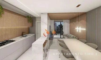 Apartamento com 1 suíte 2 demi suítes no bairro Cristo Rei.