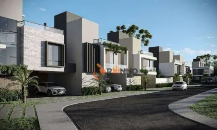 Casa nova em Condomínio com 3 suítes em Santa Felicidade.