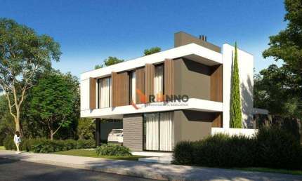 Casa de alto padrão em condomínio com 3 suítes, 180m² no bairro Ipê em São José dos Pinhais.