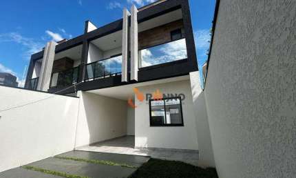 Sobrado Novo no Centro com 3 Suítes - São José dos Pinhais/PR