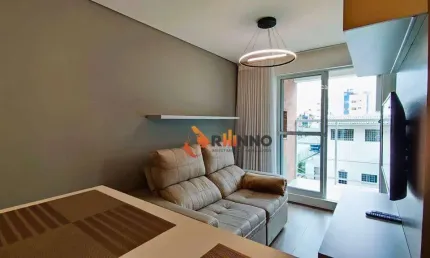 Apartamento Mobiliado com 1 dormitório à venda, 35 m² por R$ 440.000 - Vila Izabel - Curitiba/PR