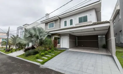 Casa em condomínio com 3 suítes à venda, 245 m² por r$ 2.300.000 - santa felicidade - curitiba/pr