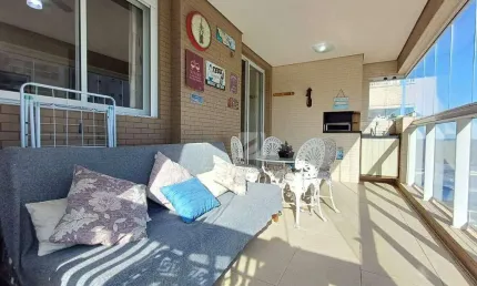 Apartamento com 2 dormitórios para alugar, 98 m² por r$ 5.500/mês - centro - itanhaém/sp