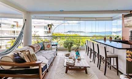 Apartamento com 4 quartos à venda na Avenida Luiz Boiteux Piazza, 4413, Cachoeira do Bom Jesus, Florianópolis por R$ 3.700.000
