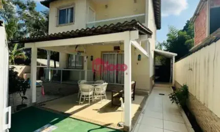 Casa em condomínio fechado com 3 quartos à venda na gaspar de lemos, 368, guaratiba, rio de janeiro, 200 m2 por r$ 350.000