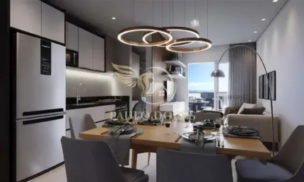 APARTAMENTO À VENDA NA PRAIA GRANDE COM 2 SUÍTES MAIS LAVADO A 300 METROS DO MAR
