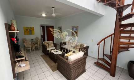 Duplex a Menos de 100 Metros do Mar - Localização Privilegiada no Bairro: Tenorio Ubatuba-SP