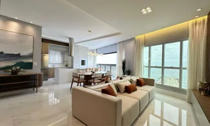 Lindo apartamento de alto padrÃo frente mar , Meia Praia, Itapema - SC