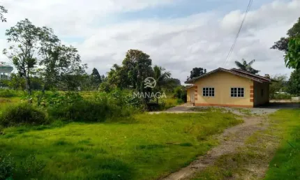 Chácara 10.000m² com casa para venda localizado no bairro Sertãozinho, Barra Velha - SC