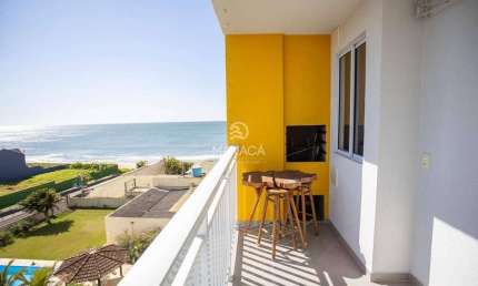 Apartamento pé na areia Vila Açoriana 2 quartos com piscina
