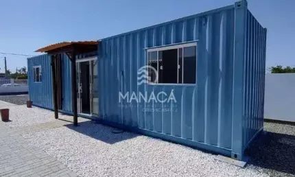 Aluguel - Casa container com 02 quartos, Nova Barra Velha - SC