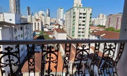 Apartamento com 2 dormitórios à venda, 124 m² por R$ 500.000,00 - Campo Grande - Santos/SP