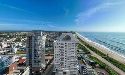 Apartamento vista mar,  com 3 dormitórios à venda, 99 m²  - Itacolomi - Balneári