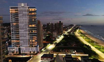 Lançamento apartamento vista mar, à apenas 90m do mar,  com 3 suítes, à venda, 1