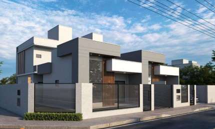 Casa com fachada moderna, 2 dormitórios à venda, 47 m² - Quinta dos Açorianos -