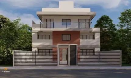 Apartamento com dois dormitórios, à apenas 400m do mar em balneário piçarras-sc