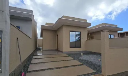 Casa geminada em construção, com 2 dormitórios à venda, 63m² por R$ 290.000 em B