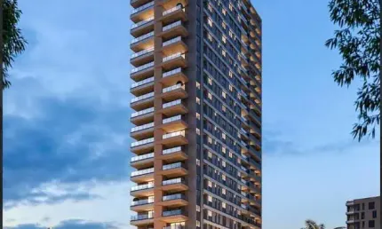 Lançamento apartamento com dois dormitórios à apenas 220m do mar, no centro de b
