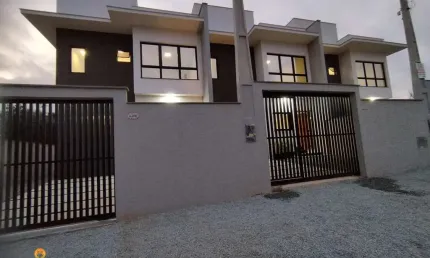 Sobrado novo com 2 suítes, bairro são cristovão -  barra velha-sc.