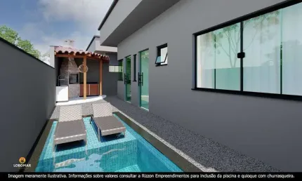 Casa com 2 dormitórios à venda, 84 m²  - Itacolomi - Balneário Piçarras/SC