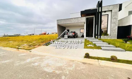 Casa com 3 dormitórios 180m²- condomínio santa mônica, caçapava/sp
