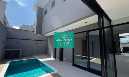 Sobrado de alto padrão com 3 suítes,piscina e espaço gourmet - reserva rudá