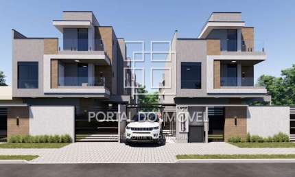 Casa em condomínio fechado com 3 quartos à venda na Rua Henrique Martins Torres, Boqueirão, Curitiba, 122 m2 por R$ 849.000