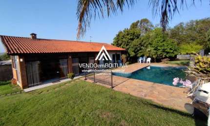 Casa em Condomínio para Venda em Boituva, Residencial Green Ville II, 2 dormitórios, 1 banheiro, 4 vagas