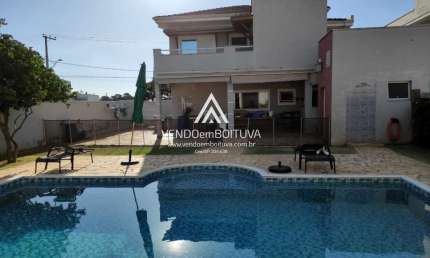 Casa em Condomínio para Venda em Boituva, Portal das Estrelas, 3 dormitórios, 1 suíte, 3 banheiros, 4 vagas
