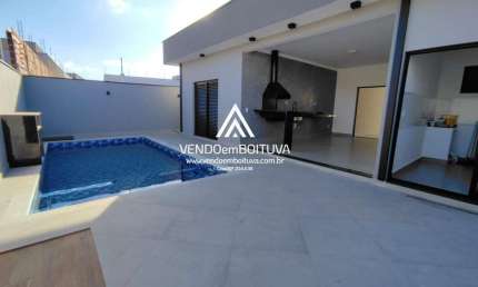 Casa para Venda em Boituva, Portal Ville Jardins, 3 dormitórios, 1 suíte, 3 banheiros, 2 vagas