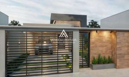 Casa para Venda em Boituva, Portal Ville Jardins, 3 dormitórios, 1 suíte, 2 banheiros, 1 vaga