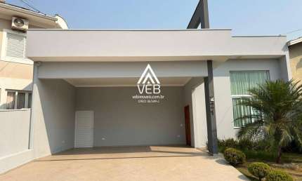 Casa em Condomínio para Venda em Boituva, Portal dos Pássaros II, 3 dormitórios, 2 suítes, 3 banheiros, 4 vagas