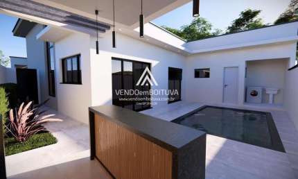 Casa em Condomínio para Venda em Boituva, Tropicália Garden, 3 dormitórios, 2 suítes, 4 banheiros, 4 vagas